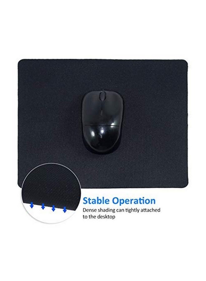 SaiTech IT 5 Pack 2mm Mouse Pad with Stitched Edges Non-Slip Rubber Base, Premium-Textured and Waterproof Mousepads Bulk, Mouse Pad for Computers, Laptop, Office & Home, 8.66 x 7.1 inch - Image 4