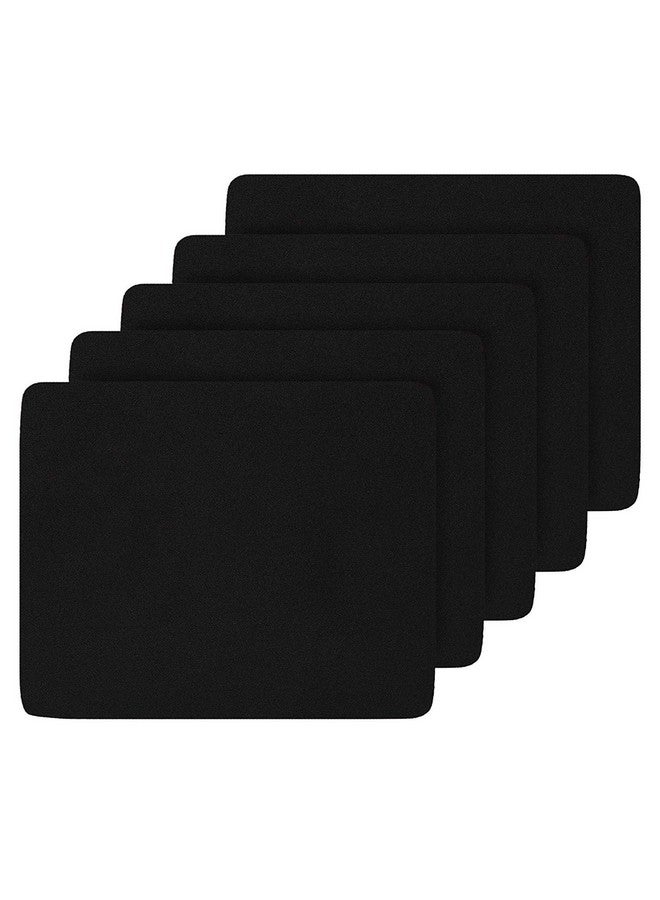 SaiTech IT 5 Pack 2mm Mouse Pad with Stitched Edges Non-Slip Rubber Base, Premium-Textured and Waterproof Mousepads Bulk, Mouse Pad for Computers, Laptop, Office & Home, 8.66 x 7.1 inch - Image 1