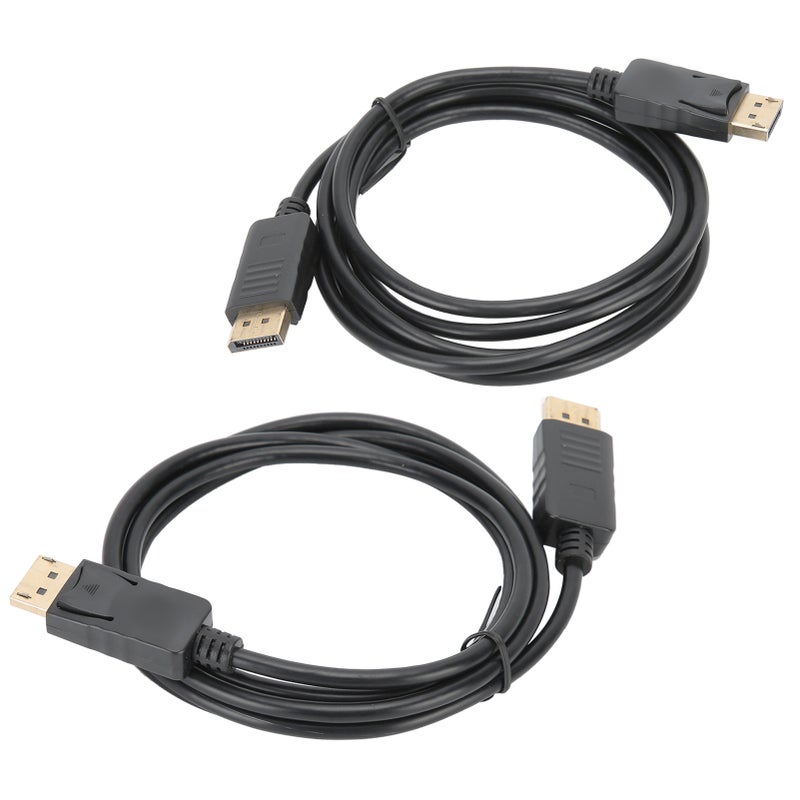 2Pcs DisplayPort Connecting Line DP to DP Cable 1.8M DP Male to Male Adapter Cable - Image 4