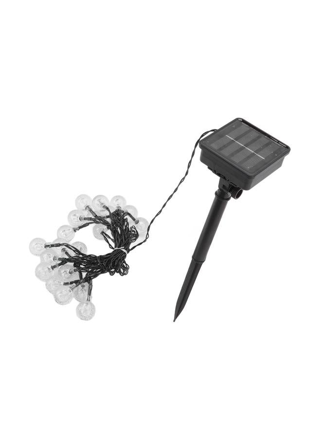 xozgdovg Solar String Lights 20 LED IP65 Waterproof 2 Modes Decorative Outdoor Ball Lamp String for Camping Party 16.4ft Colorful Light  - Image 4