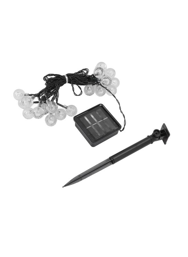 xozgdovg Solar String Lights 20 LED IP65 Waterproof 2 Modes Decorative Outdoor Ball Lamp String for Camping Party 16.4ft Colorful Light  - Image 3