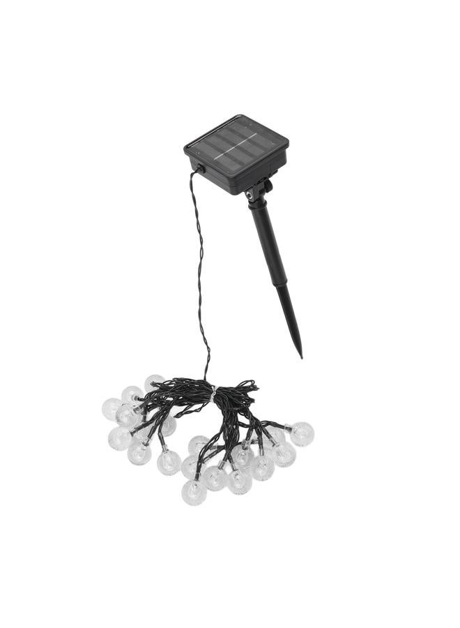 xozgdovg Solar String Lights 20 LED IP65 Waterproof 2 Modes Decorative Outdoor Ball Lamp String for Camping Party 16.4ft Colorful Light  - Image 5