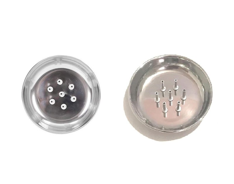 pass pass Silver Agarbatti Stand with Incense Holder – Stainless Steel Agarbatti Stand for Home Temple Puja, Holds up to 7 Sticks - Image 4