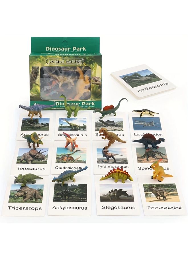 Dino Animal Matching Cards Learn Language Flashcards Perfect Christmas Halloween Gift - Image 5