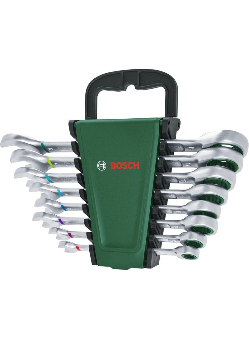 بوش طقم مفتاح سيستيم بلدي مشرشر 8 قطع موديل BOSCH 1600A027PS - Image 1
