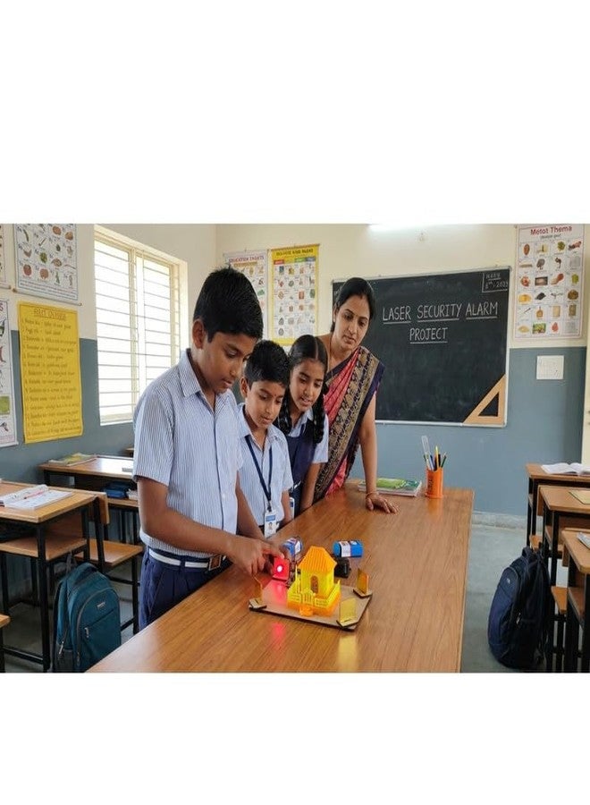 ERH India Science Project Working Model Laser Security Alarm System Experiment Ideas for School Exhibition Class 12 Students and School Kids STEM Learning Kit - Image 4