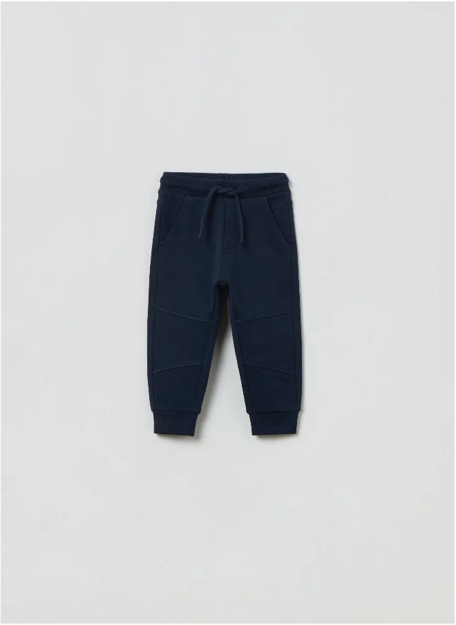 او في اس OVS Plush Joggers With Drawstring