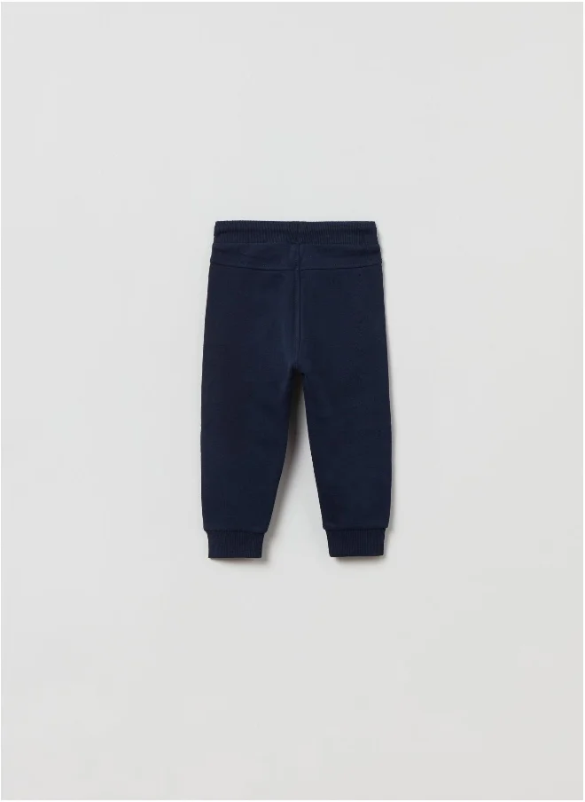 او في اس OVS Plush Joggers With Drawstring