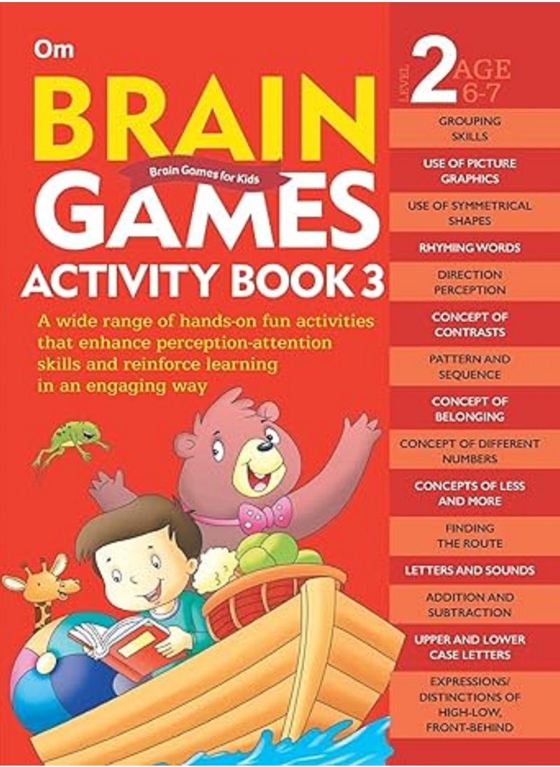 Om Books International - Brain Games 3 book Paperback – 29 August 2021 - Image 1
