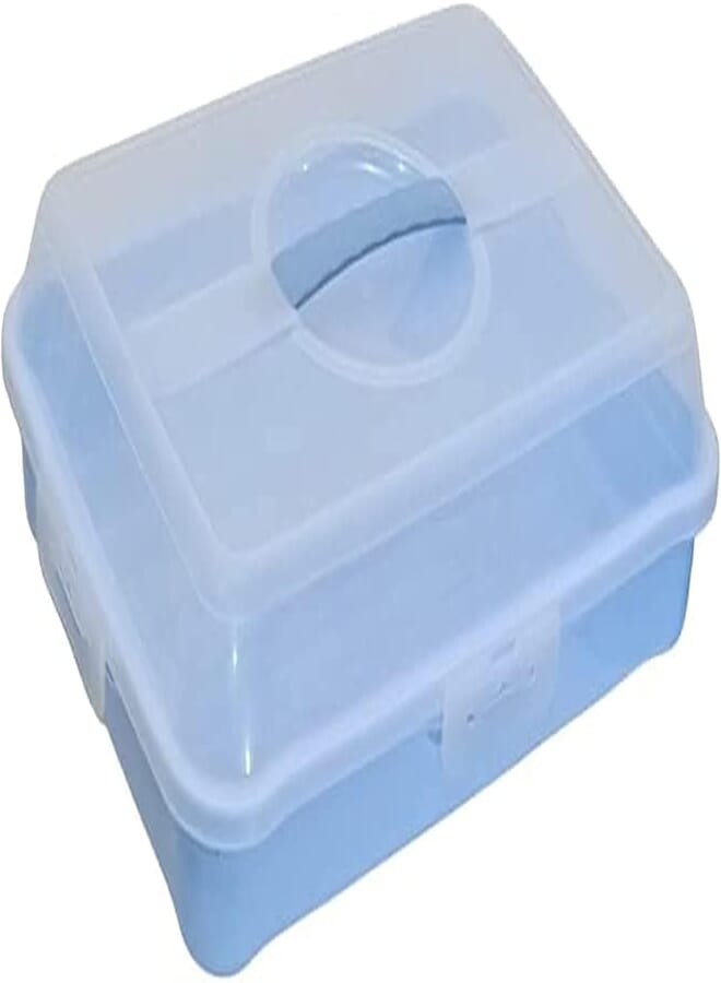 ElYassin elyassin plastic cake case with lid - multicolor 