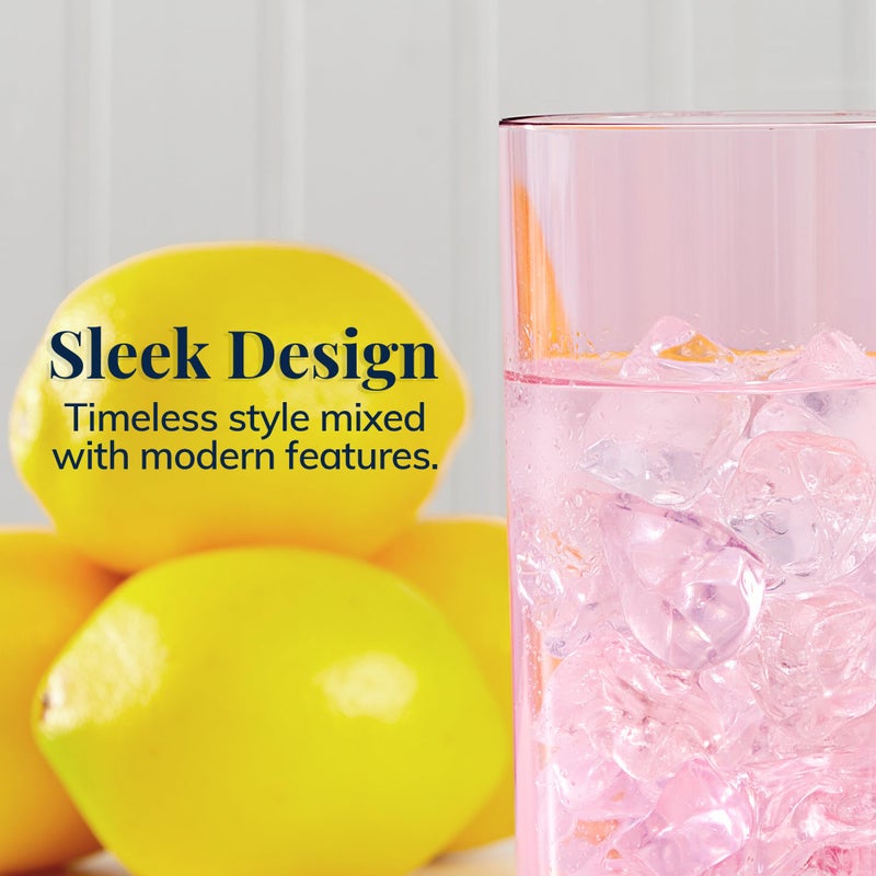 US Acrylic Classic Plastic Reusable Drinking Glasses (Set of 6) 16oz Water Cups Assorted Colors | BPA-Free Tumblers, Made in USA | Top-Rack Dishwasher Safe - Image 5