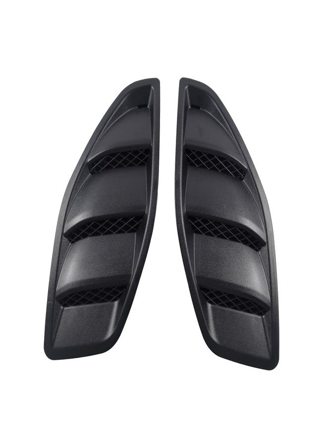 hilopexi Hood Vent Cover Compatible with 2007-2017 Jeep Wrangler JK 10th Anniversary Engine Inlet Louvers Scoop Air Vent Outlet Trim Cover 68185319ab 68185319aa 68185318ab 68185318aa - Image 1