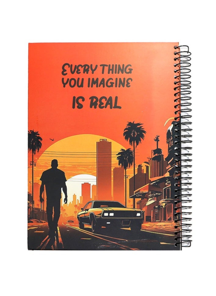 Generic - A4 Hard Cover Wire Sketch Book (3 SUB) (120 Sheets) - Image 1