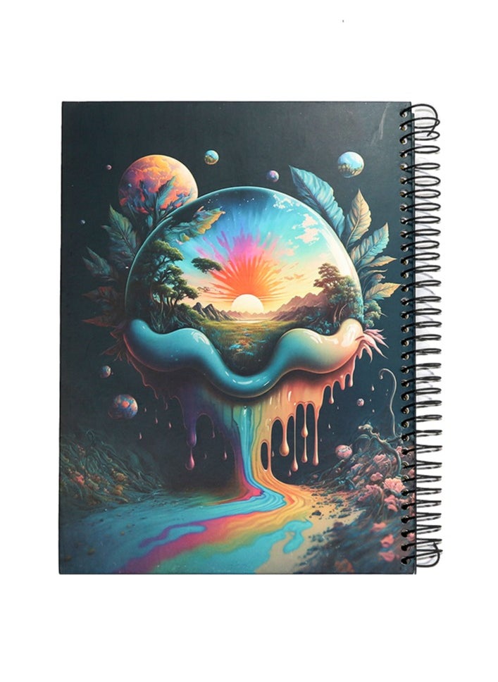 Generic - A4 Hard Cover Wire Sketch Book (3 SUB) (120 Sheets) - Image 1