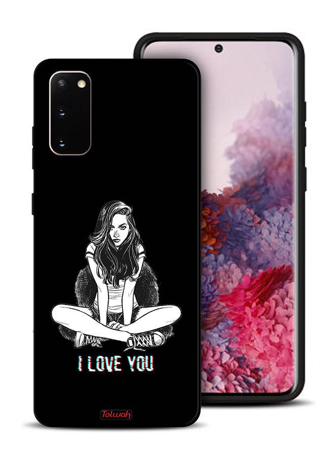 Tolwak Samsung Galaxy S20 5G Protective Case Cover I Love You Art  - Image 1