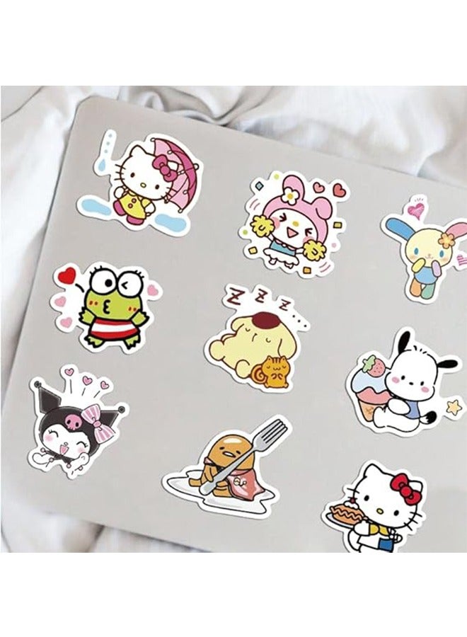 100Pcs  Stickers Pack Hello Kitty Stickers MyMelody&Kuromi Stickers Stickers Decals Sticker Gifts for Kids Teens Girls Adults Fun Sticker Vinyl Sticker Waterproof Laptop Sticker Pack DIY - Image 4