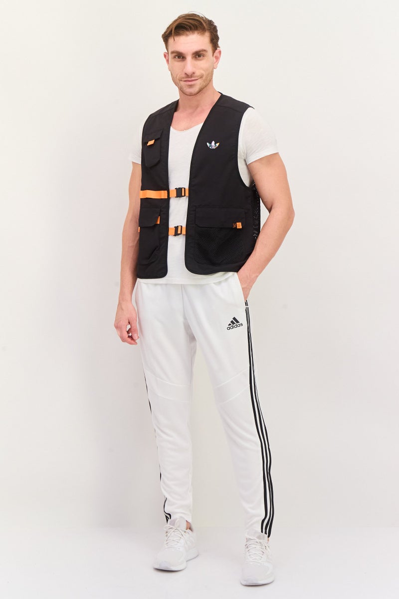 adidas Originals Men Sportswear Fit Sleeveless Outdoor Vest, Black - Image 4