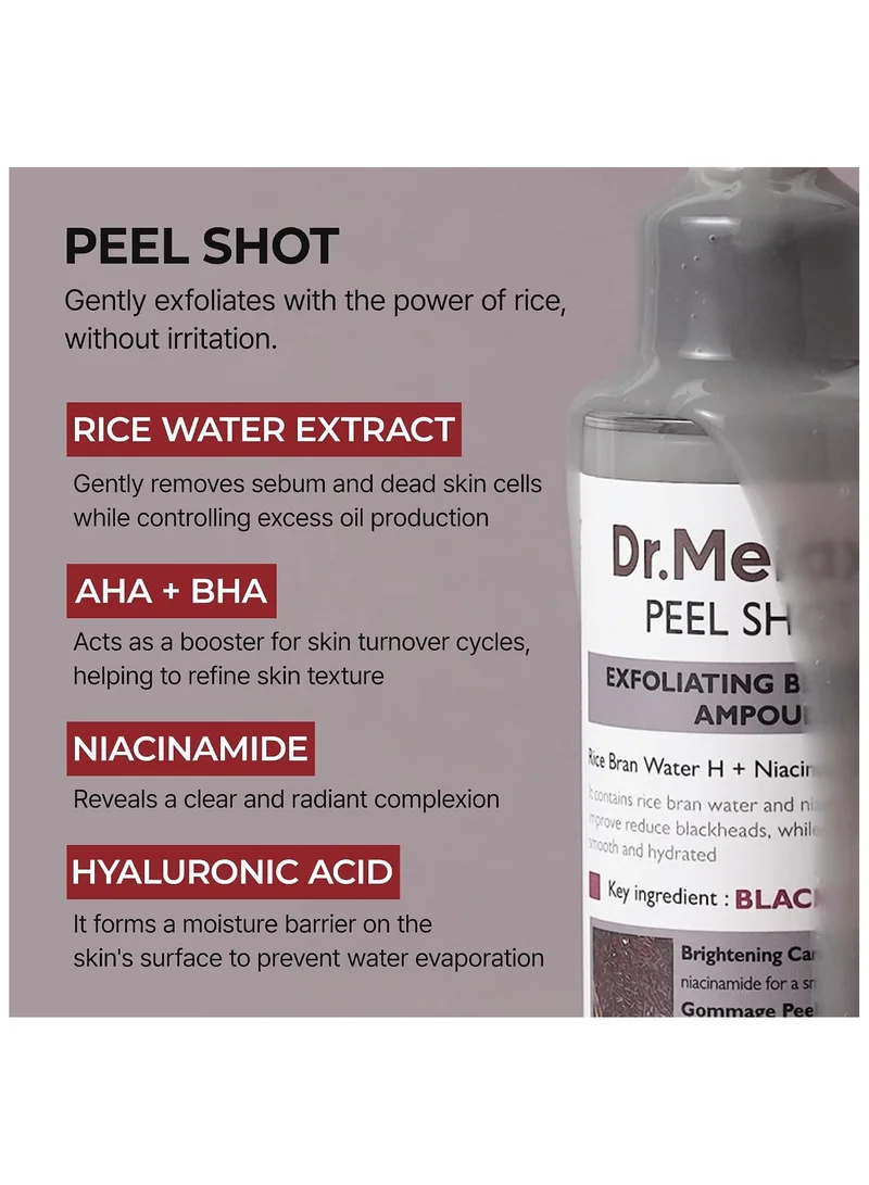 دكتور ميلاكسين Peel Shot أمبول تقشير بالأرز الأسود 80 مل