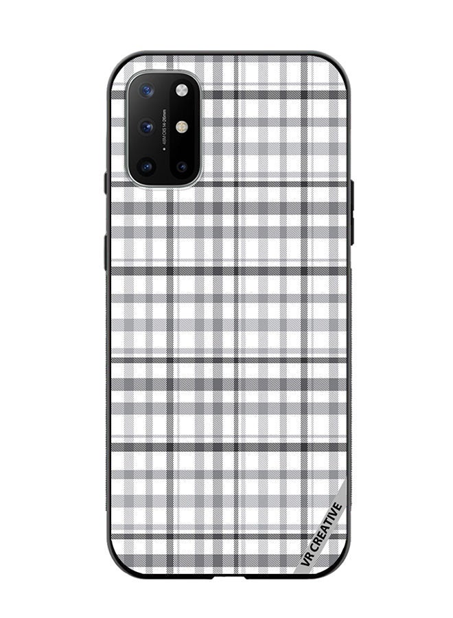 VR CREATIVE Protective Case Cover For OnePlus 8T Checks Design Multicolour - Image 1