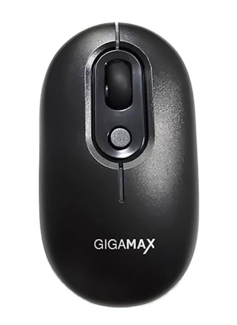 Gigamax - dual Model LED Wireless and Bluetooth Mouse,Rechargeable Silent 2.4G Wireless Computer Mouse with USB Receiver,Ultra Thin  Backlit Cordless Mice for Laptop,Tablet.ipad - Image 1