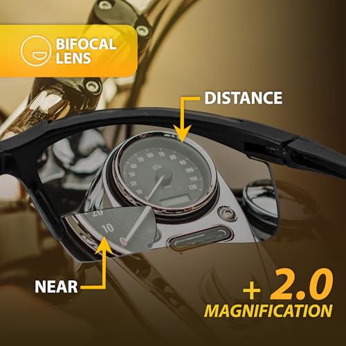 Global Vision Apex 2.0 Bifocal Safety Glasses, Two Pair with Clear and Smoke Lenses - Image 3