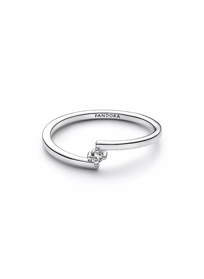 Pandora Split Solitaire Ring