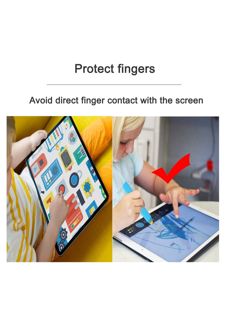 Stylus Pens for Touch Screens, Crayon Stylus for Kids Pencil Shape, Crayon Stylus Pen, Universal Capacitive Stylus Compatible with Apple/Android/Kindle/Samsung/Microsoft (3 Pcs of Pink Blue Yellow)