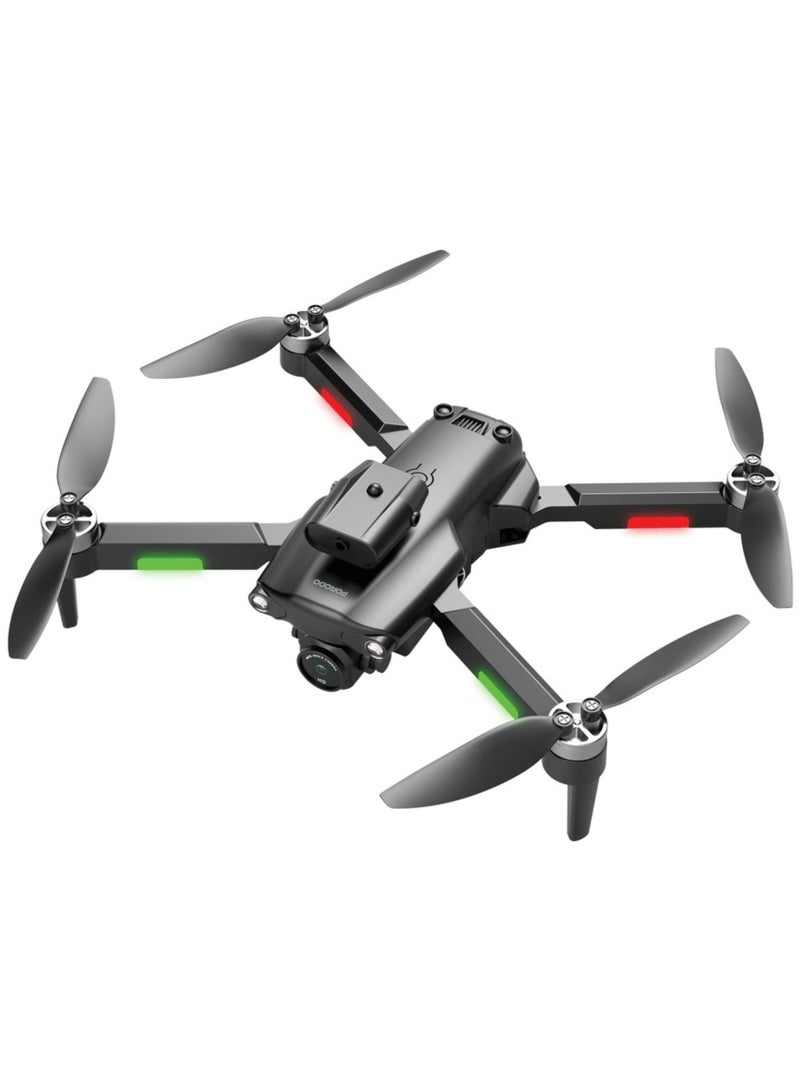 porodo Aeroswift Drone – Black with Brushless Motor, 360° Flip, 6-Axis Gyro Stabilizer, Auto Obstacle Avoidance, Fast Charging, 50M Flight Range & Up to 7 Minutes Flying Time - Image 1