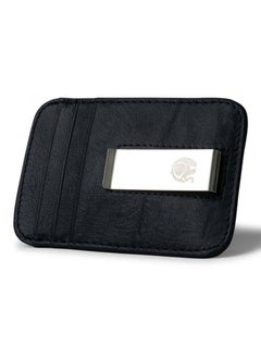 NIBEMINENT Slim Soft Retro leather Card Holder Money Clip Black  - Image 2