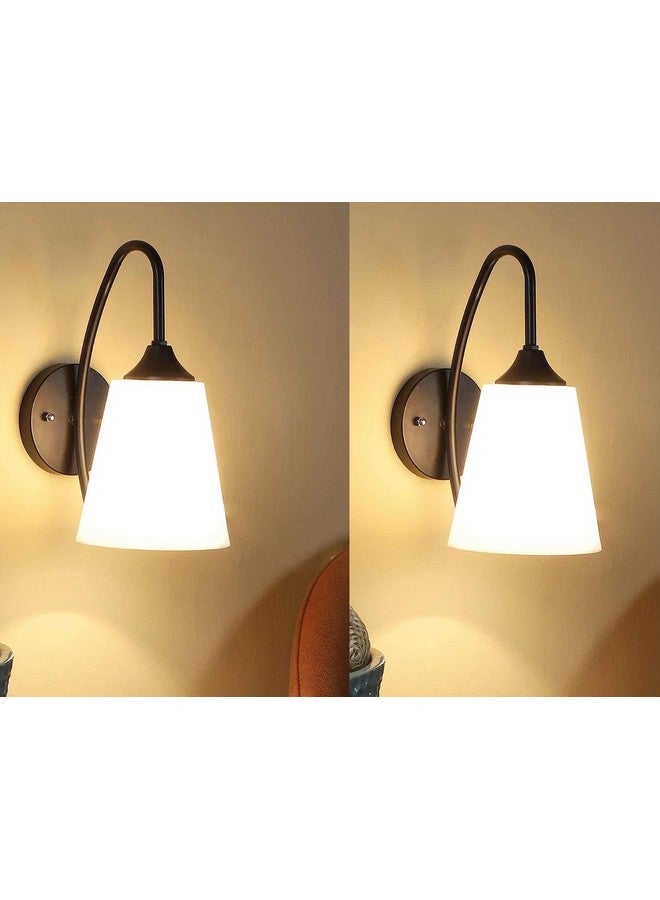 SINOMAN ضوء جدار SINOMAN لغرفة المعيشة حديث/مصابيح جدارية لغرفة النوم/لغرفة المعيشة/أضواء جدارية لتزيين المنزل/مصباح جدار بجانب السرير/ذراع متأرجح، أسود (PCV أبيض (عبوة من 2)) - Image 1