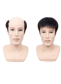 Generic Black Hair Wig for Men are Firmly Worn  - Image 2