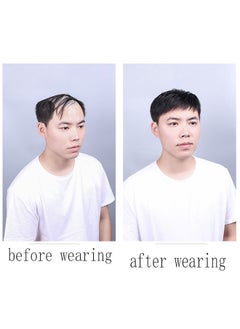 Generic Black Hair Wig for Men are Firmly Worn  - Image 4