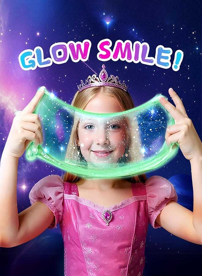 رَوَائِد مجموعة سلايم  للأطفال من عمر 6 سنوات فما فوق – مجموعة صنع مجرة بنفسك، هدية ممتعة للسلايم، مجموعة صناعة سلايم فضائية، هدايا عيد ميلاد وألعاب للبنات والأولاد - Image 5