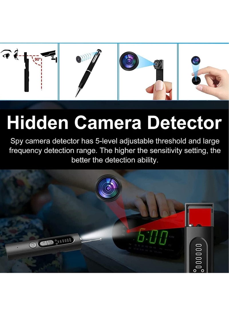 MSMR - Hidden Camera Detectors, Anti Spy Detector, Bug Detector, Camera Detector, Privacy Protector, GPS Detector, RF Signal Detector, Listening Device Detector, 5 Levels Sensitivity, 4 Professional Modes - Image 1