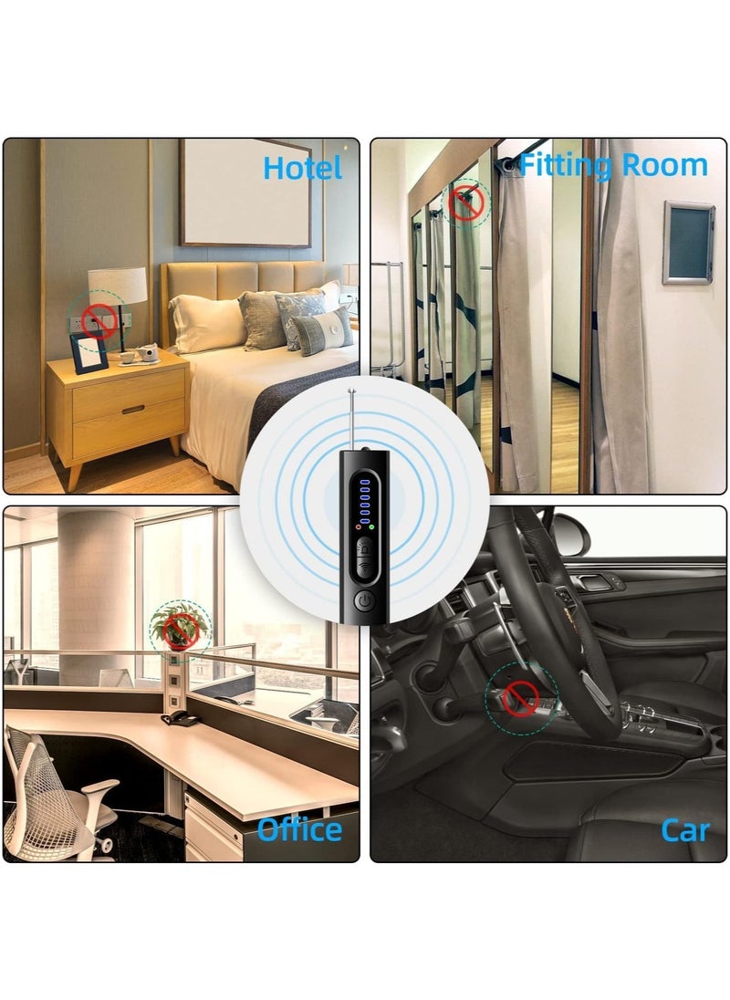 MSMR - Hidden Camera Detectors, Anti Spy Detector, Bug Detector, Camera Detector, Privacy Protector, GPS Detector, RF Signal Detector, Listening Device Detector, 5 Levels Sensitivity, 4 Professional Modes - Image 1