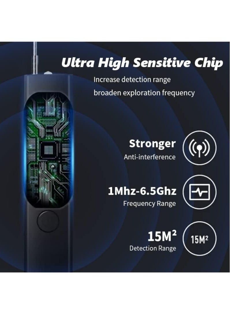 MSMR - Hidden Camera Detectors, Anti Spy Detector, Bug Detector, Camera Detector, Privacy Protector, GPS Detector, RF Signal Detector, Listening Device Detector, 5 Levels Sensitivity, 4 Professional Modes - Image 1