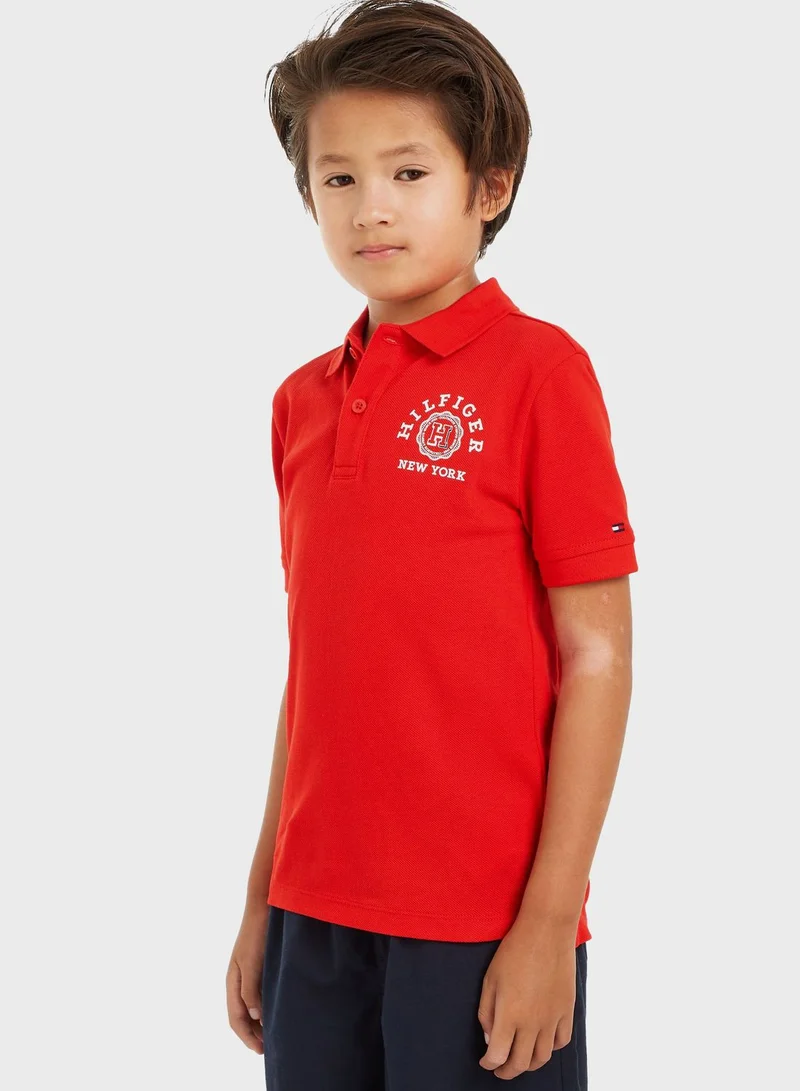 TOMMY HILFIGER Youth Logo Polo
