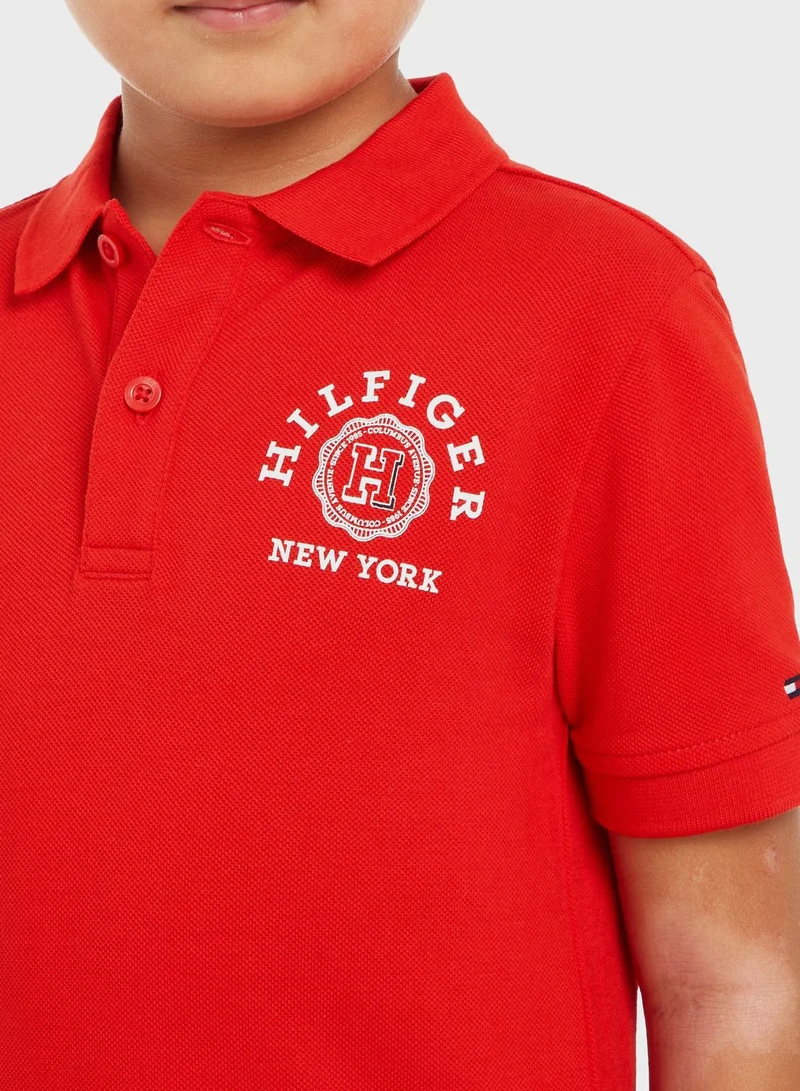 TOMMY HILFIGER Youth Logo Polo