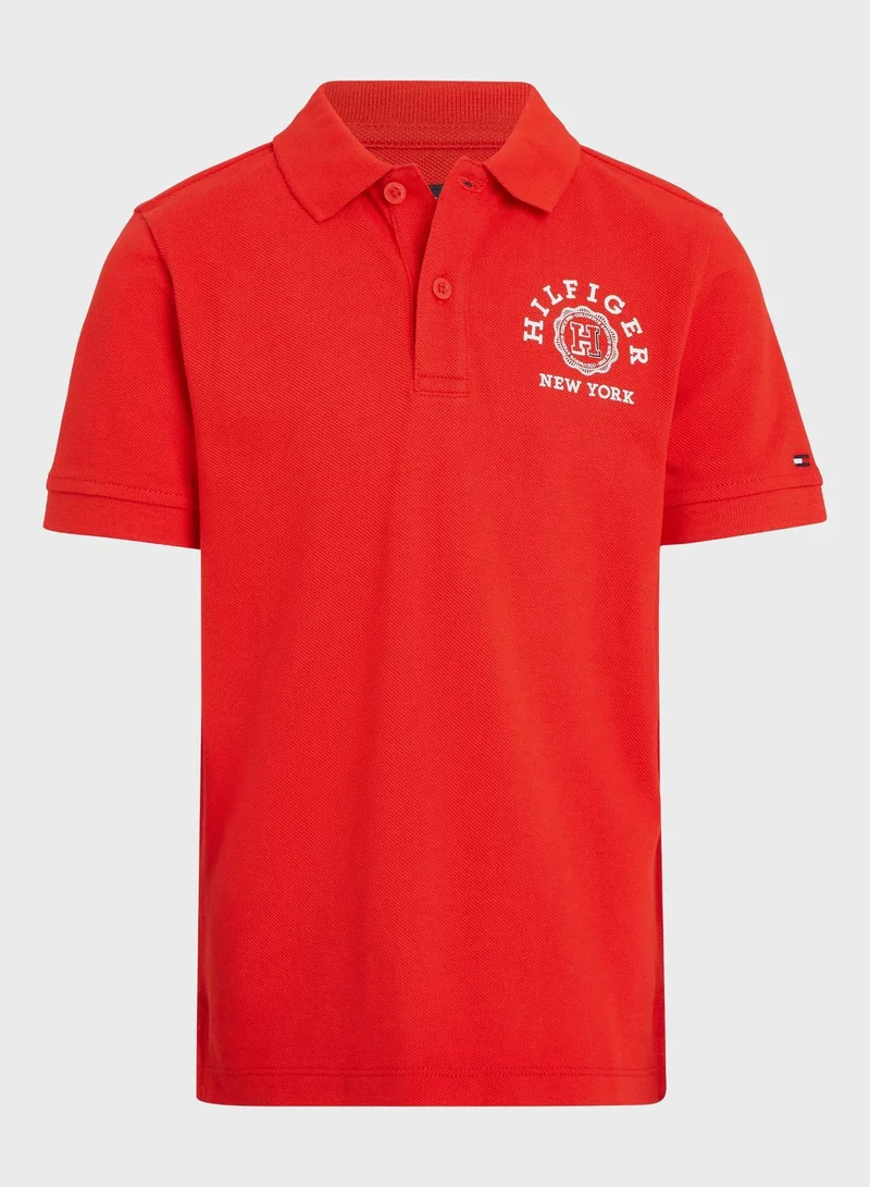TOMMY HILFIGER Youth Logo Polo