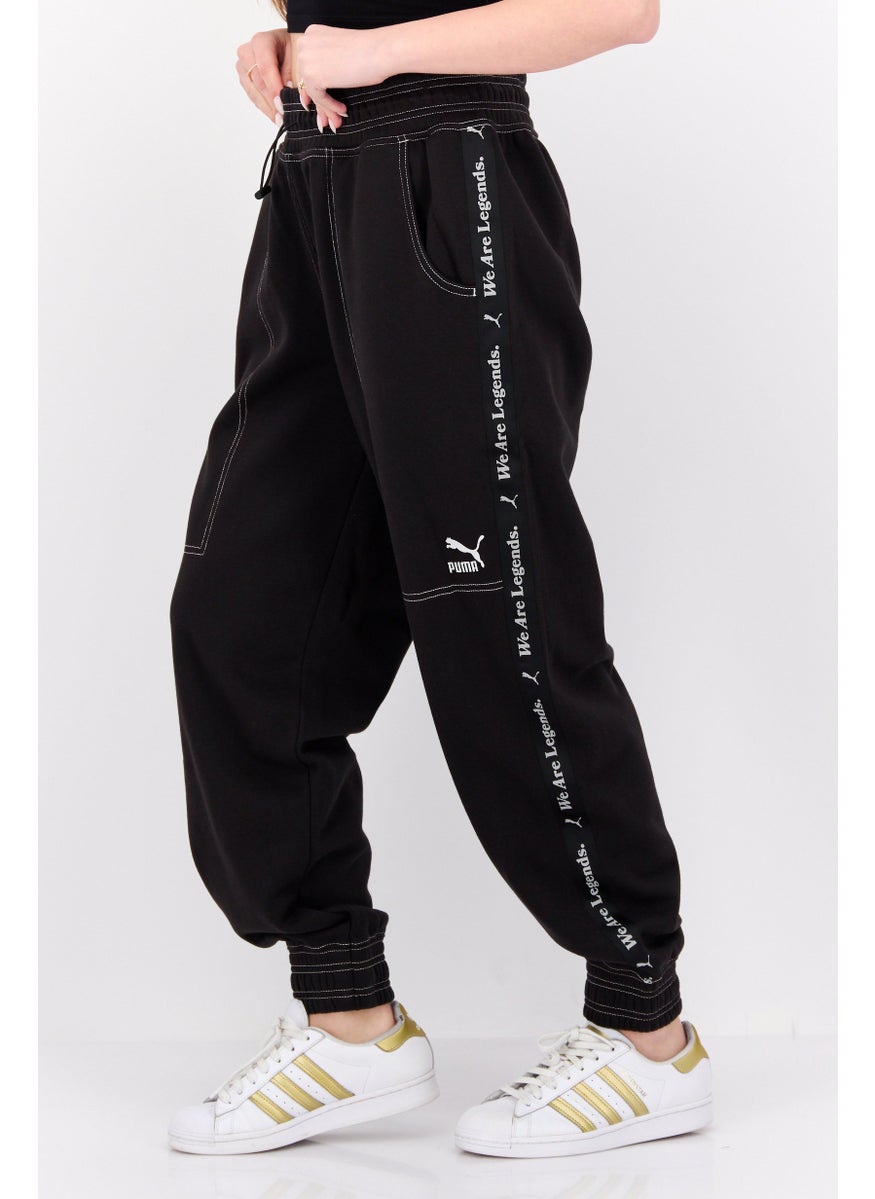 PUMA Women Sportswear Fit Outdoor Sweatpants, Black  - Image 2