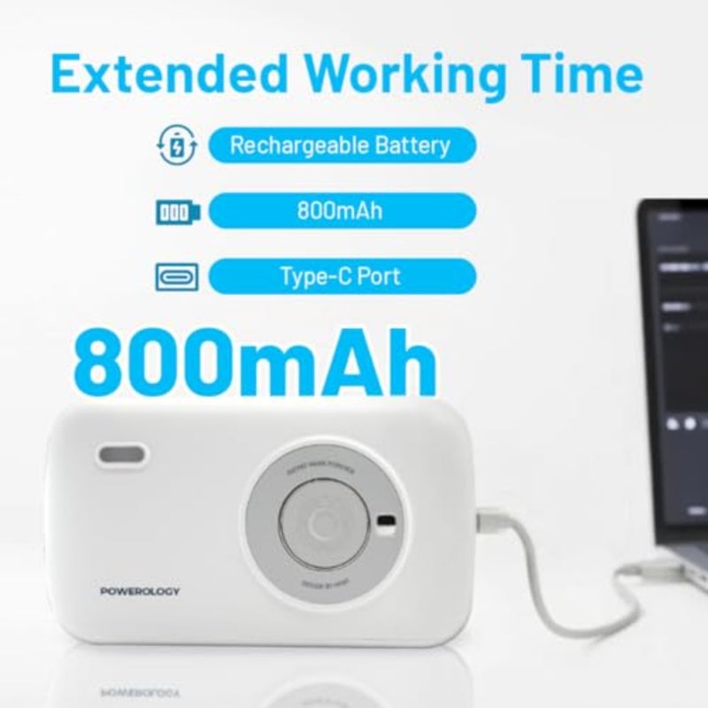 طابعة Vivant Mini، صانع ملصقات لاسلكي محمول يعمل بالبلوتوث، حماية تلقائية من التصفيح، ملصق هاتف صغير متوافق مع iPhone وAndroid للمنزل والمكتب والمجلة والمذكرات - Image 4
