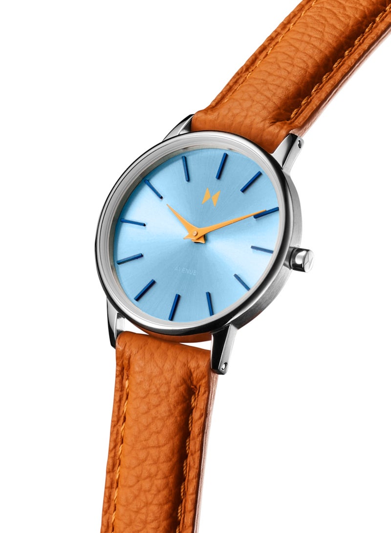 MVMT ROUND ANALOG WOMEN'S LIGHT BLUE CASE WATCH - 28000375-D - Image 3