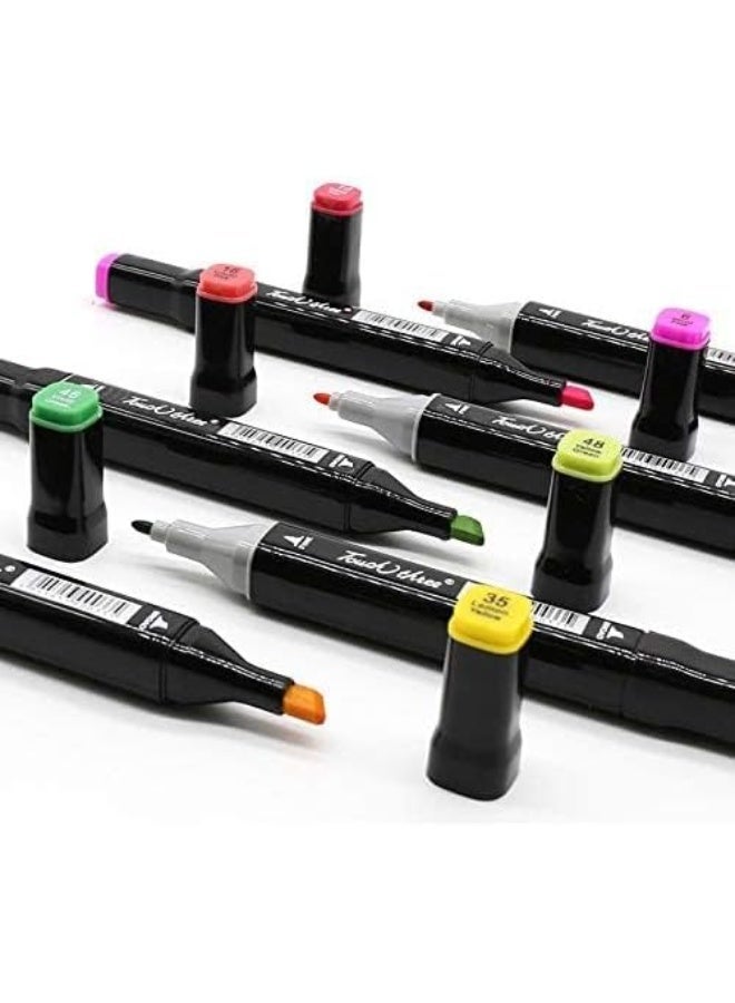 Touch Dual Tip Alcohol Art Marker Set Professional Sketching Markers, 24-Piece - Image 5