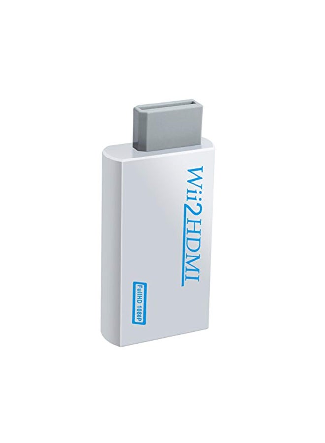 AUTOUTLET Wii Hdmi Adapter Wii to Hdmi Converter Output Video Audio Adapter, with 1M HDMI Cable Wii2HDMI 3.5mm Audio Video Output Supports 720/1080P All Wii Display Modes Compatible with Nintendo - Image 2