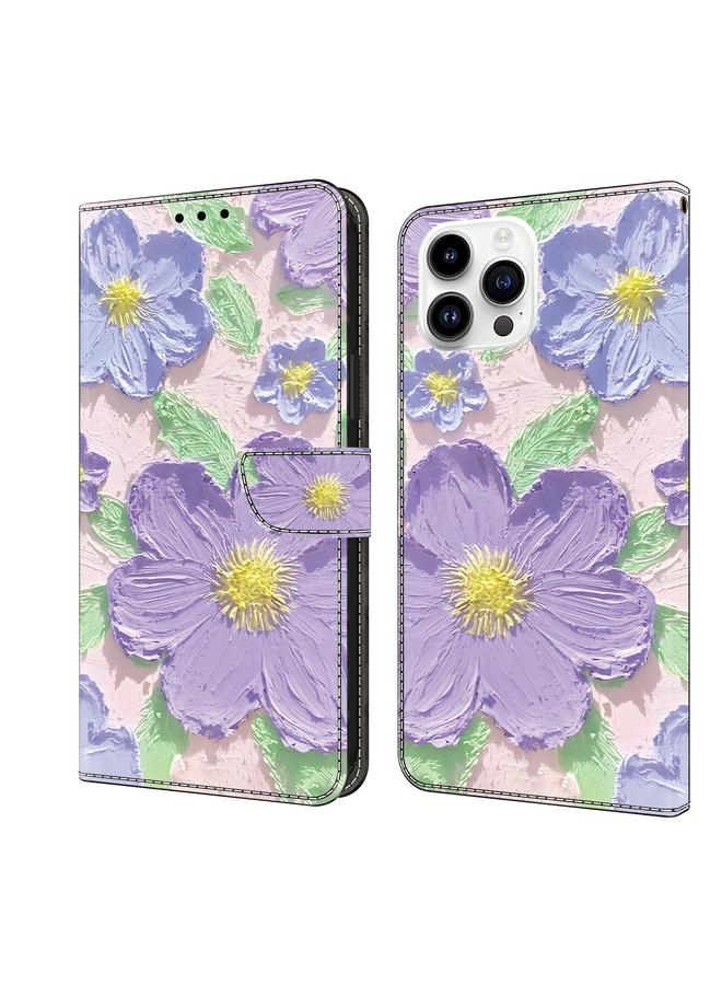 اس-توب جراب هاتف iPhone 13 Pro مصنوع من الجلد المطلي حديثًا - Image 1