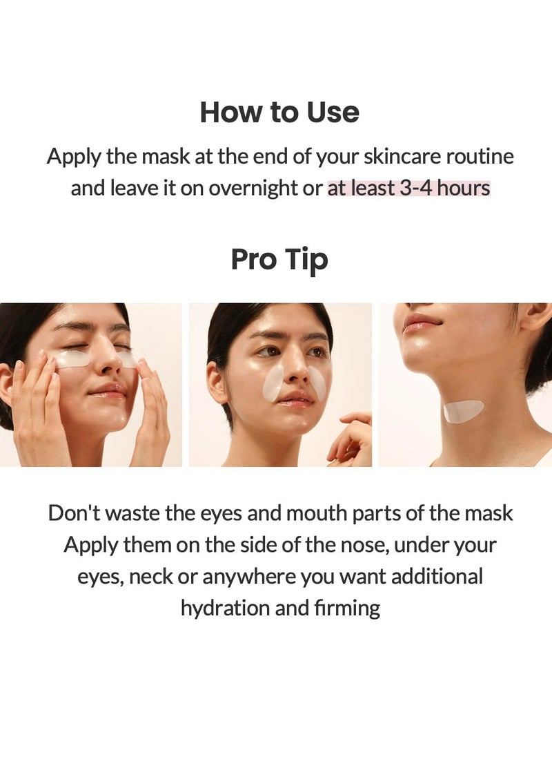 BIODANCE Bio-Collagen Real Deep Mask Hydrating Overnight Mask Pore Minimizing Elasticity Improvement 4Pcs