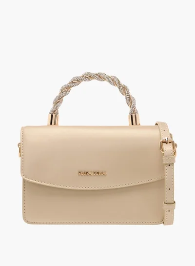فلورا بيلا من شو إكسبرس Women Solid Satchel Bag with Detachable Strap and Magnetic Closure