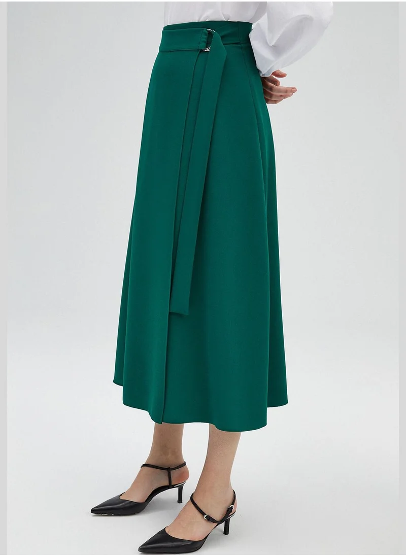 Touche WRAPPED CREPE SKIRT