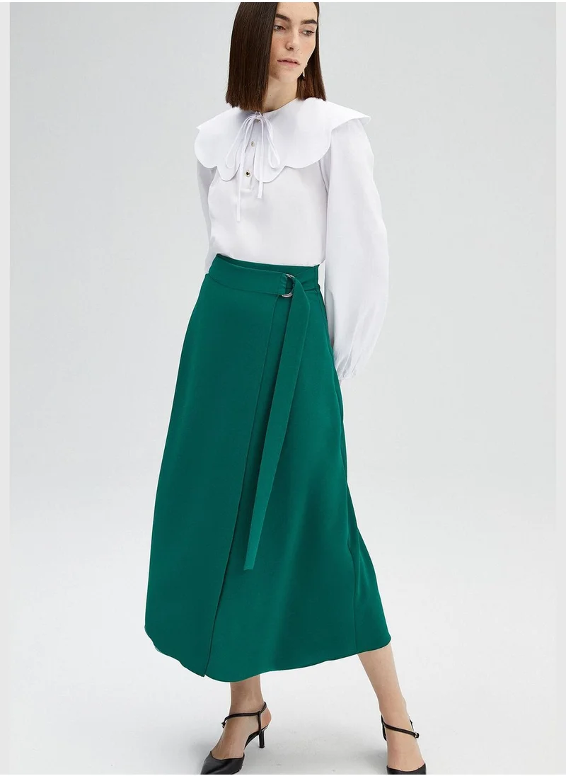Touche WRAPPED CREPE SKIRT