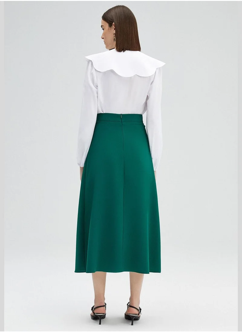 Touche WRAPPED CREPE SKIRT